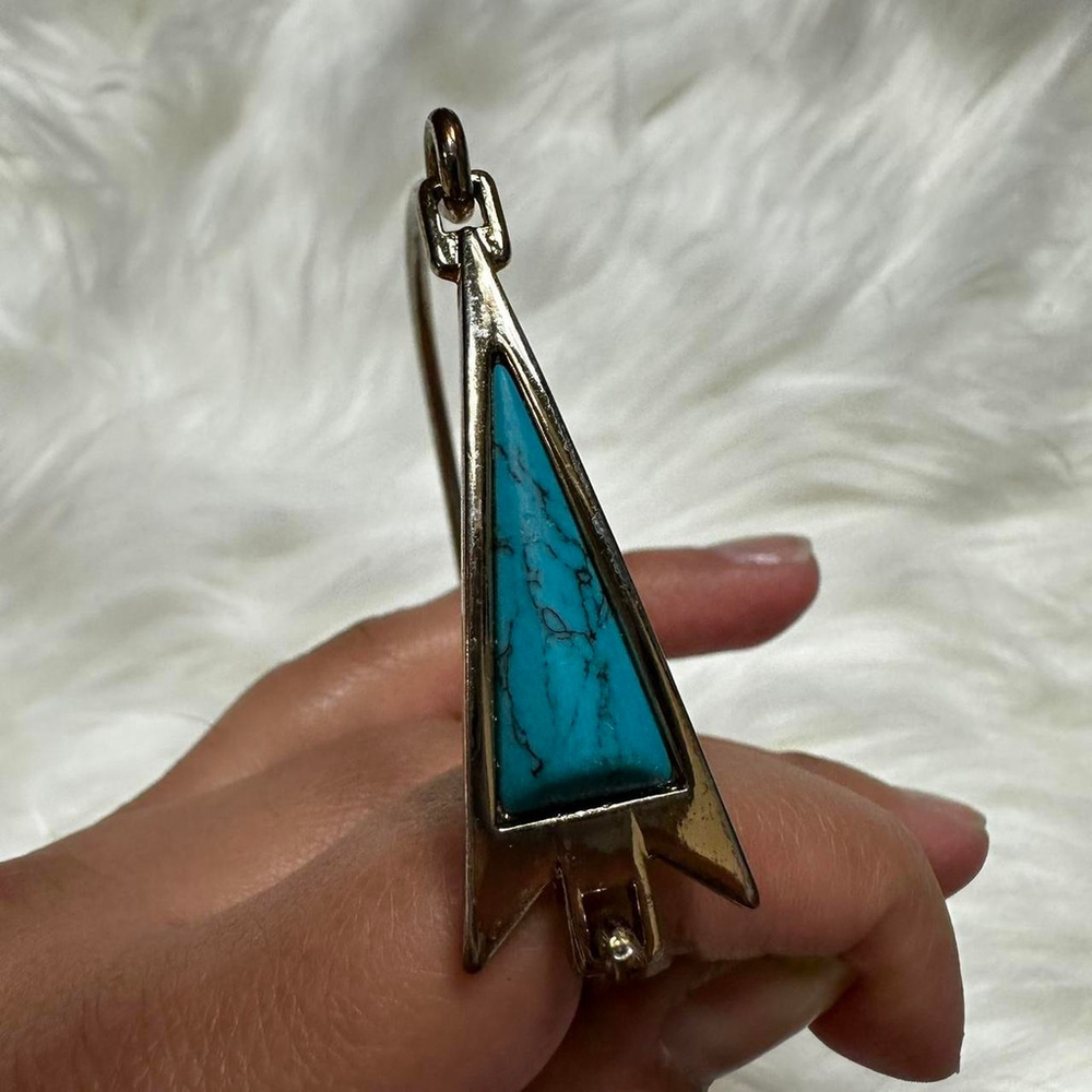 Turquoise Stone Silver Bracelet